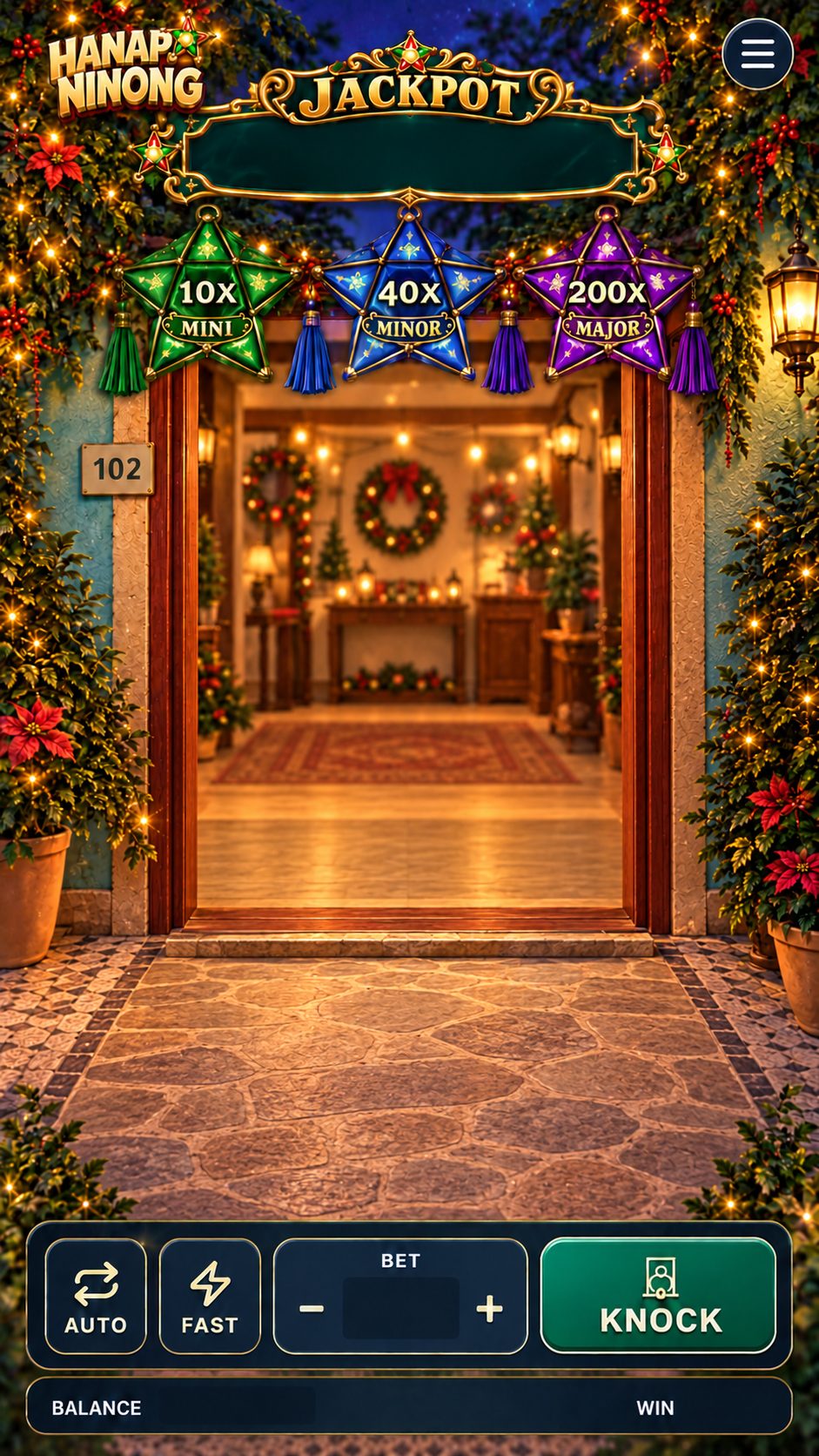 Christmas doorway